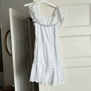White medium dress, never worn still with tags